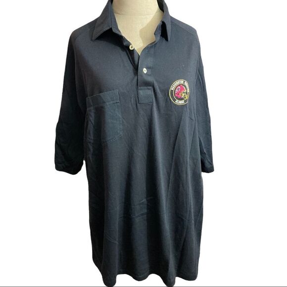 MEN’S WASHINGTON REDSKIN ALUMNI BLACK POLO SHIRT / SZ: XL - Picture 1 of 4